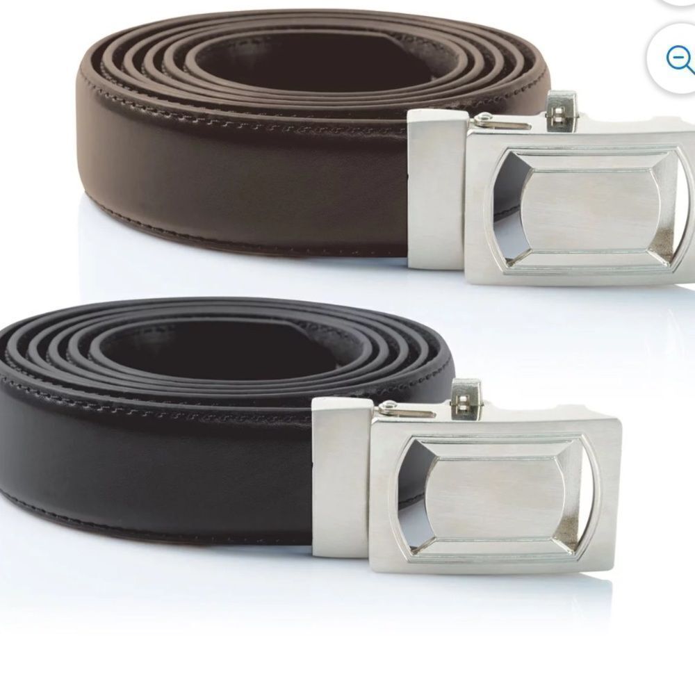 Ideaworks‎ Men's Custom-Link Belt 2 Pack Black and Brown OS NWOT IN PACKAGE